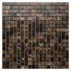 Каменная мозаика Emperador Dark pol. 15x15х4